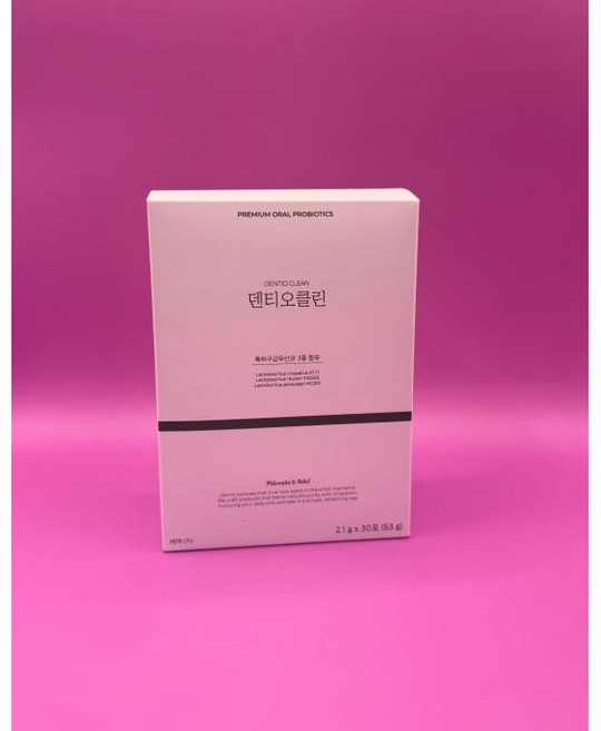덴티오클린 DentioClean 덴티오스 잇몸건강영양제 구강 유산균 30포, 덴티오클린 2.1g X 30포 2박스, 2개, 30회분