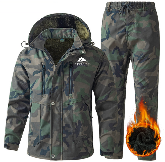 스타일닥터 겨울 남자 방한복 우주복 정비복 방수 기모 따듯한 작업복 아웃도어 레져영 상하복세