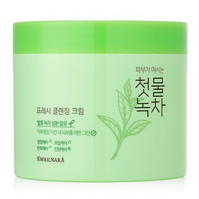 과일나라 첫물녹차 프레시 클렌징 크림, 300g, 1개