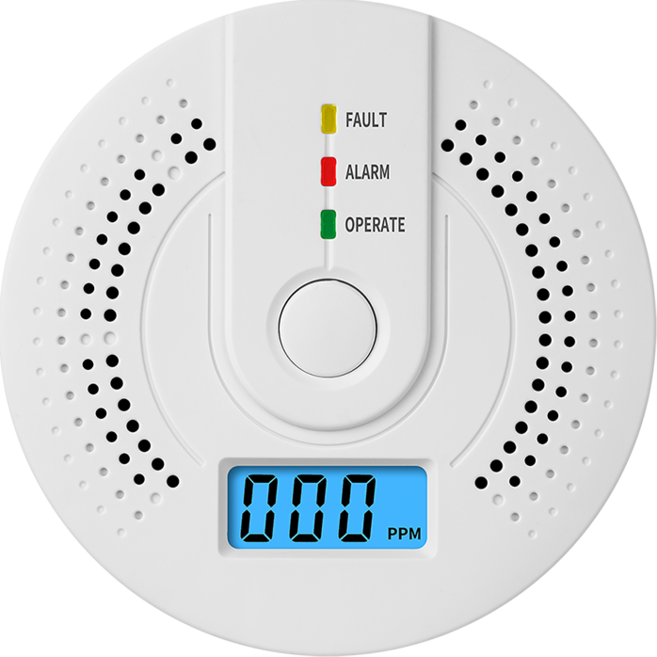 일산화탄소 경보기 감지기 (한글설명서 포함) 건전지포함, 1개, 혼합색상