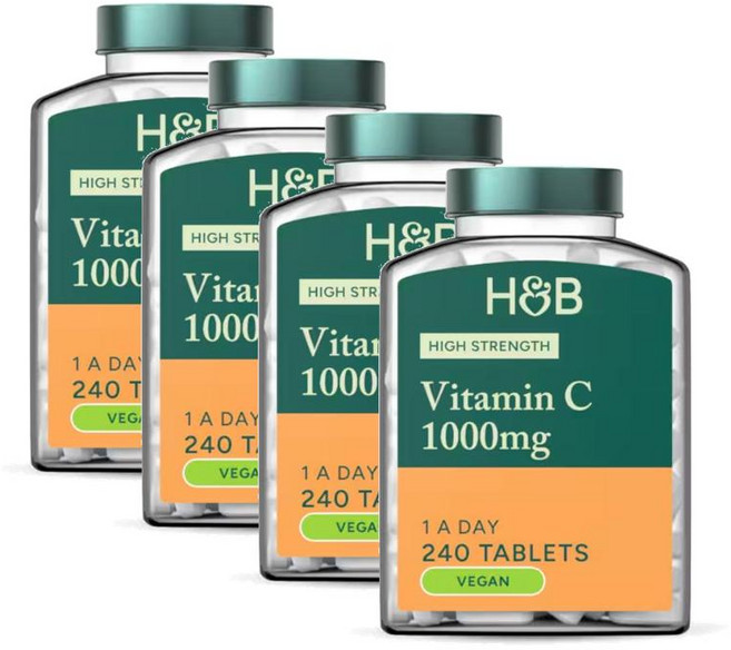 홀랜드앤바렛 비타민C 1000mg 하이스트렝스 Holland & Barrett Vitamin C, 4개, 240정