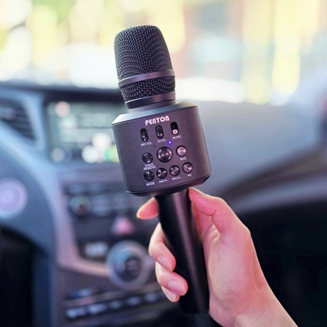 펜톤 RIKE 무선 블루투스 노래방 마이크 라이크 모드 지원