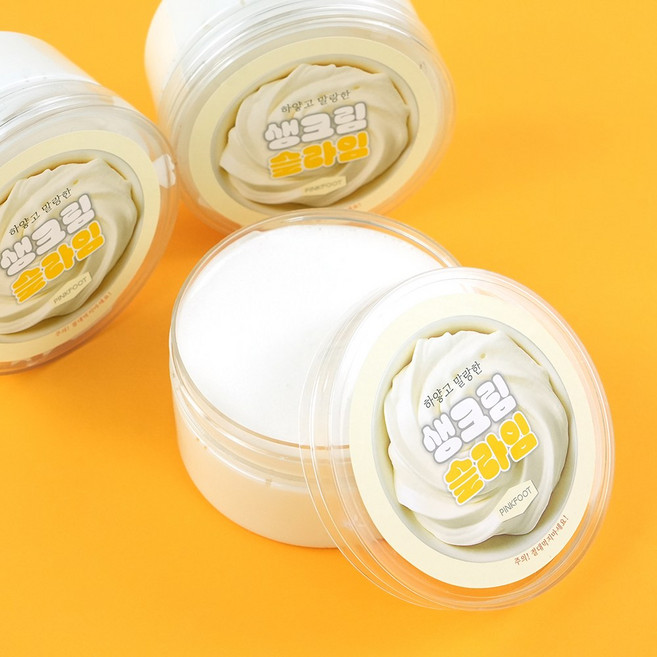 핑크풋 생크림 슬라임, 2개