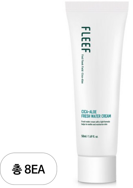 플리프 시카 알로에 프레쉬 약산성 지성용 수분크림, 50ml, 8개