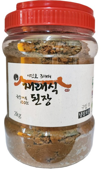 고령 재래식 된장, 1개, 된장2kg