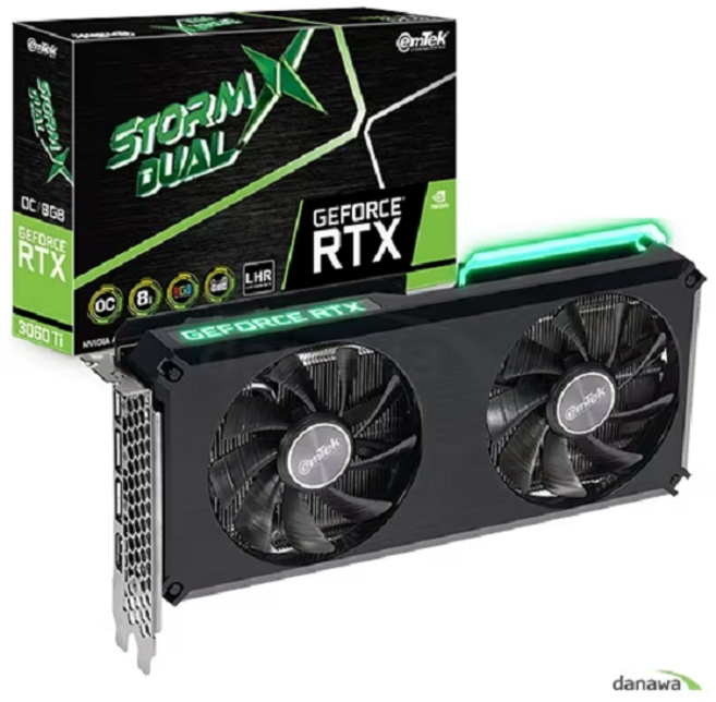 이엠텍 지포스 RTX 3060 Ti STORM X Dual OC D6 8GB 그래픽카드 중고
