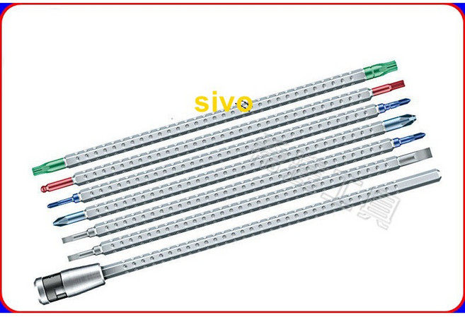 德國Wiha 替換式精密起子頭 四號 適用2691手柄 維修工具 269 T3 x T4星形 + 星形, 1個, 269  T3 x T4星形 + 星形