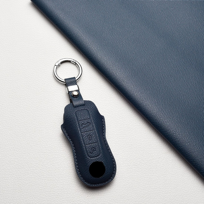 포르쉐 핸드그립 키커버 케이스 - 방스크래치 내마모성 / 마칸Macan 카이엔Cayenne 파나메라Panamera 718 박스터Boxster 카이맨Cayman 911, 포르쉐 B 타입(신형), 다크 네이비