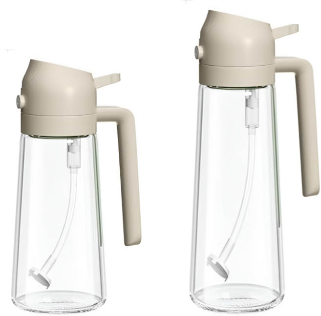 오일 스프레이 용기 식용유 스프레이통 간편함 고급형주방 470ml 2개