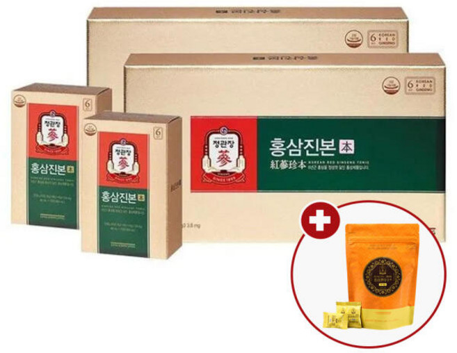 아트박스/정관장 [홍삼캔디 증정] 정관장 홍삼진본 40ml x 30포 2박스, 1.2L