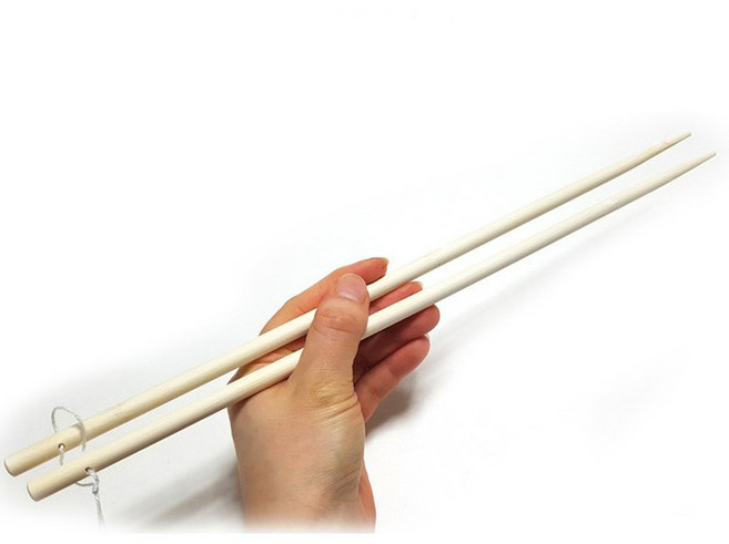 고급 대나무 튀김젓가락 39cm 45cm, 02.대나무튀김젓가락45cm, 1개