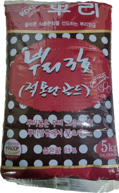 뿌리3호 적통단골드 통팥앙금, 2개, 5kg
