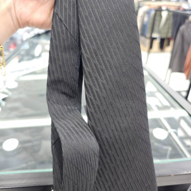 파렌하이트 블랙 잔패턴 넥타이 FKATA01180_SC