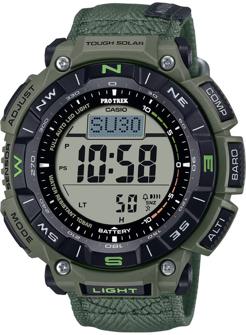 PROTREK 男士 Climber 系列 電波太陽能塑膠運動手錶 PRG-340B-3JF