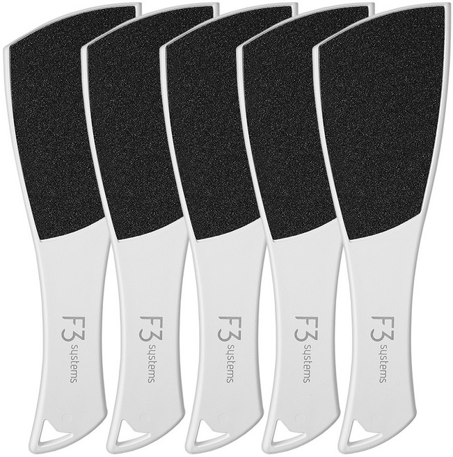 F3 에스라인 풋파일 마른발 발각질 제거기, 1개입, 5개