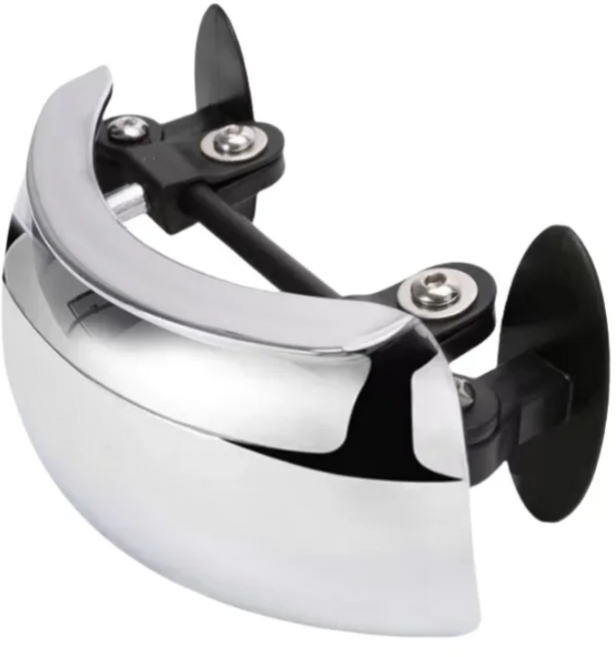 오토바이 180도 백미러 GS 미러 와이드 보조스크린 버드가드 바람막이, (선택1번)180도백미러, 1개