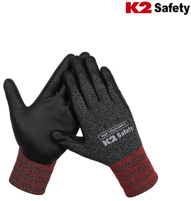 케이투 K2 하이터치2 장갑 통기성 우수한 현장 작업 필수품 스마트폰 터치 가능, MELANGE D/GREY, 1개
