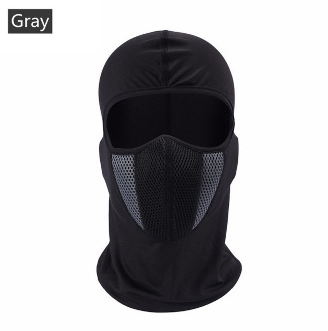 통기성 발라크라바 오토바이 풀 페이스 마스크 사이클링 자전거 모토크로스 헬멧 후드 라이딩 넥, 02 black