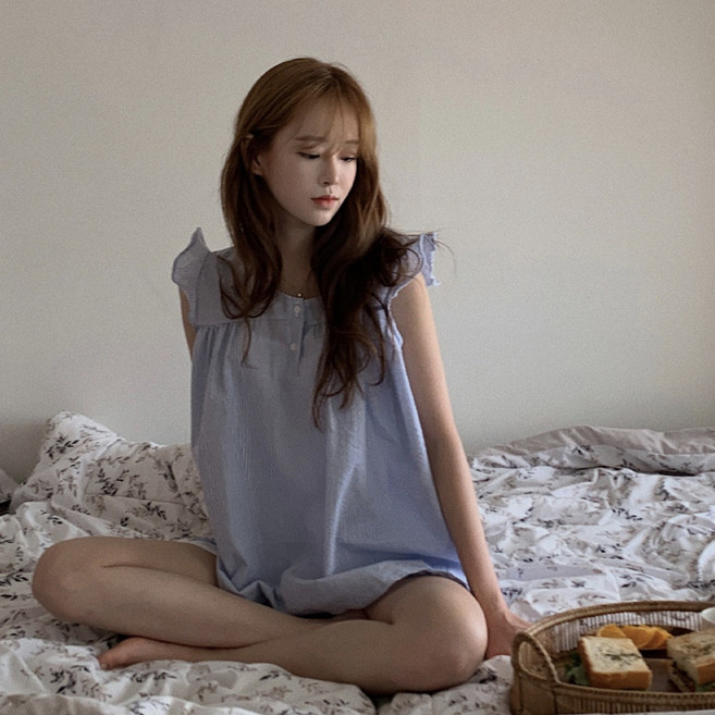 바디랜드 달콤 심플한 민소매 홈웨어 세트
