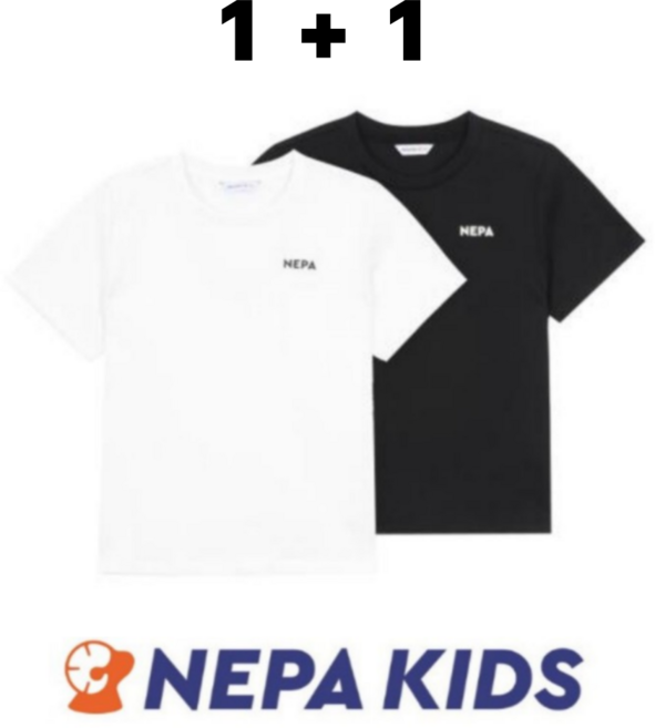 [백화점 매장판] 네파 키즈 NEPA 티셔츠 세트 1+1