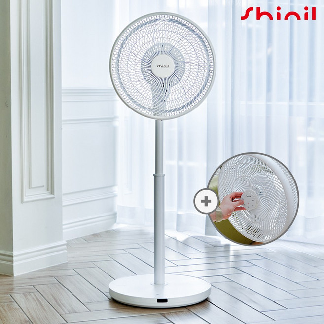신일 BLDC 저소음 선풍기 14인치 리모컨 무소음 초미풍 12단 풍량조절 절전형 스탠드형, SIF-DC14RHS
