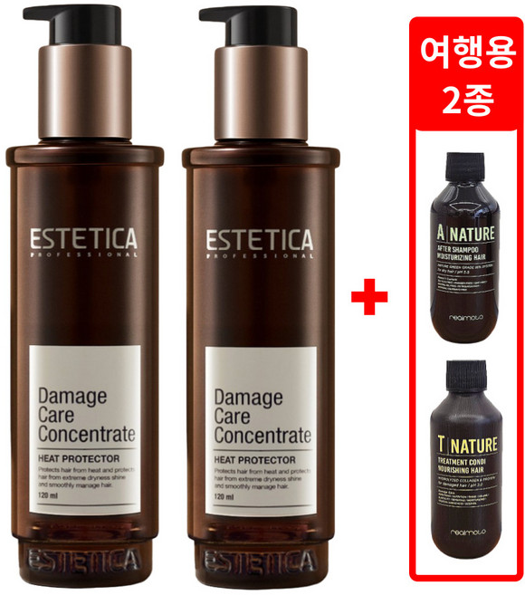 에스테티카 데미지 케어 컨센트레이트 120ml x 2개+100ml x 2개 여행용, 2개
