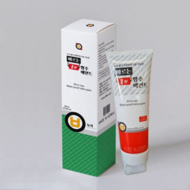 어벤툴즈 간편 셀프 방수페인트 방수제 바르는 롤러방수페인트, 1개, 300g, 방수페인트 녹색