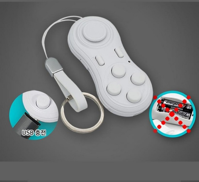 블루 투스 리모컨 전자책 이북 리더기 노트북 게이밍 게임 패드 크레마 리디 북스, 블랙, 1개