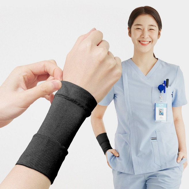 널핏 얇은 손목 통증 밴드 아대 임산부 간호사 운동 압박밴드 손목보호대 색상 사이즈 선택가능