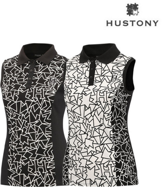 휴스토니 여성 면소재 번개 민소매티셔츠 (26S02TT18)