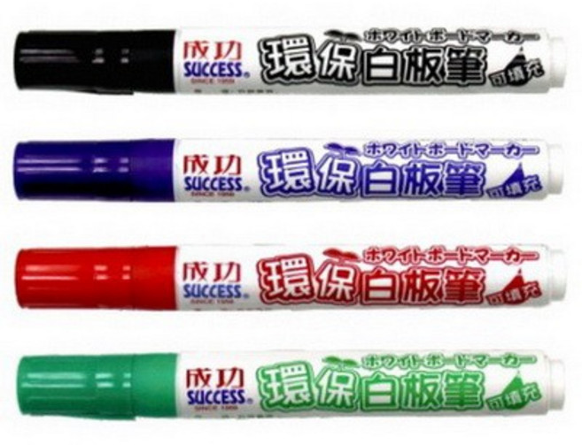 SUCCESS 成功 環保白板筆, 1個, 1307A 紅色 補充液R1030012, 紅色