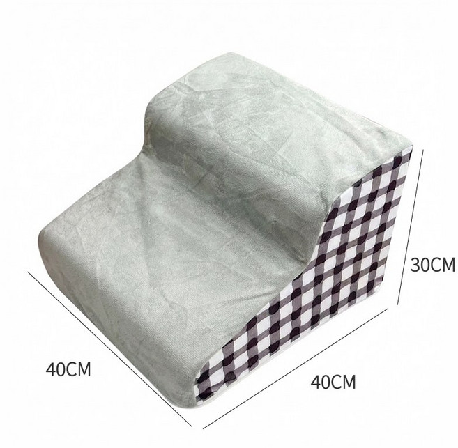 프리미엄 반려동물 강아지 경사로 & 계단, 그레이