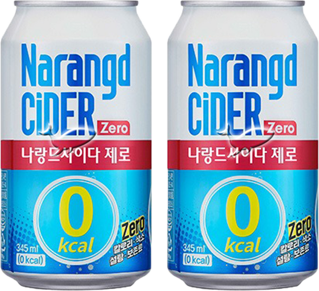 나랑드사이다 나랑드 사이다, 345ml, 6개