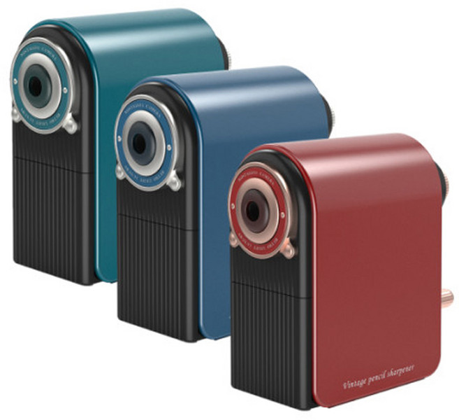 델리 7단 심조절 전문가용 빈티지 미술 연필깎이, 빈티지그린, 1개