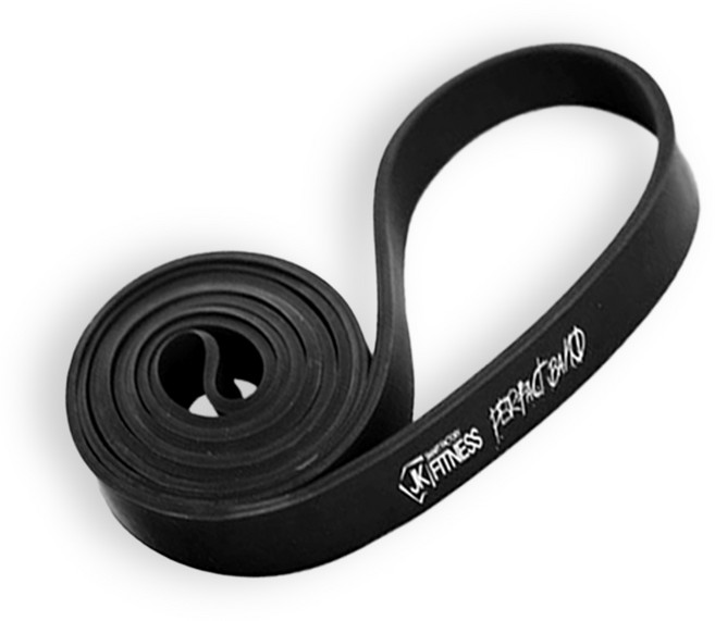 풀업밴드 턱걸이 보조 탄력 철봉 퍼펙트 근력 라텍스, 1개, 블랙