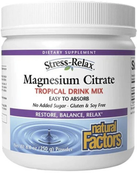 네추럴팩터스 마그네슘 시트레이트 드링크 믹스 파우더 트로피컬, 1개, 250g - 쿠팡