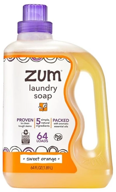 Zum 세탁세제 1.89L 1팩 스위트 오렌지 Zum Aromatherapy Laundry Soap Sweet Orange 64 Loads -- 64 fl oz, 1개 - 쿠팡