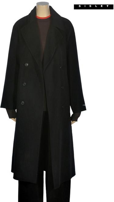 시슬리 캐시미어 더블 롱 코트 SACTC9561 2677073