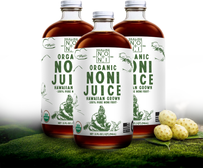 유기농 노니주스 100% NFC 하와이 노니 착즙 원액, 3개, 946ml