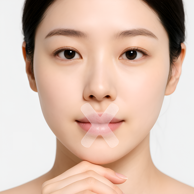 써머스픽 입벌림방지밴드 숙면 통기성 편안한 입막음테이프, 150개