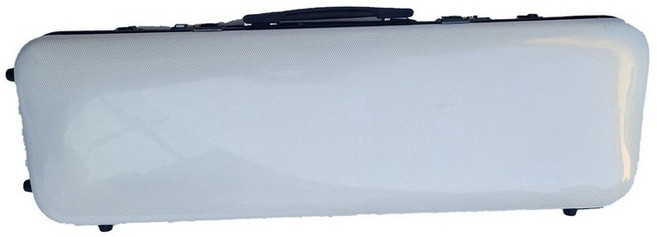 바이올린 케이스 현악기 리보니 하이테크 미텐바흐, 1개, 화이트 점 4 4 정사각형 상자