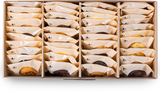 아타토 수제쿠키선물세트 4호 (대용량 40개입쿠키 선물박스포장), 1박스, 40개입