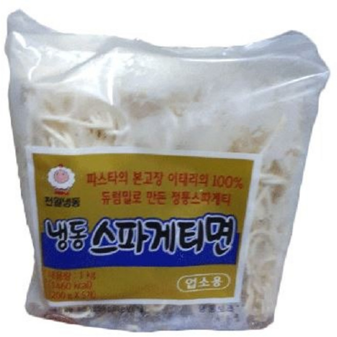 [오성식품] 냉동스파게티면(천일)40인분(선주문제품), 1개, 1kg
