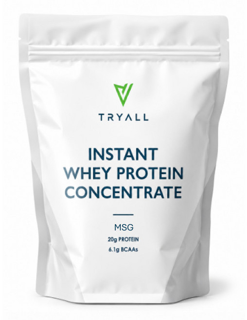 Tryall GLC 濃縮乳清蛋白 1KG 原味 無添加, 1個, MSG 美國乳源*1