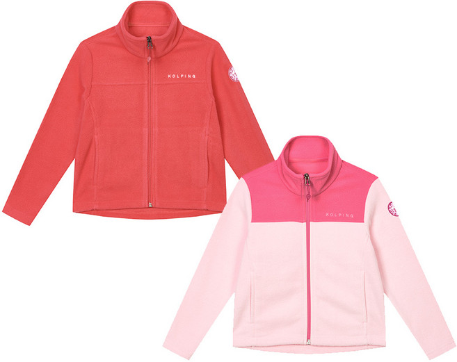 콜핑 아동공용 겨울 보온 부클 등산 키즈 후리스 자켓 1704JK623G