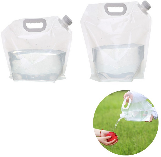 도나토르 휴대용 초경량 캠핑 비닐 물주머니, 1개, 5L