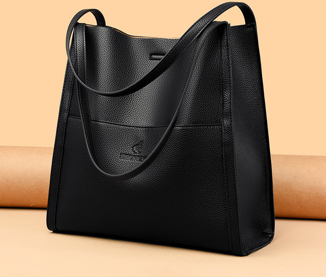 여성 대형 숄더백 토트백 편안한 가벼운 부드러운 사계절 가방 버킷백