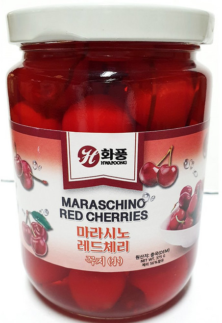 화풍 식당용 업소용 일식 식자재 대용량 가게 절임 밑 반찬 레드체리 400g 12개