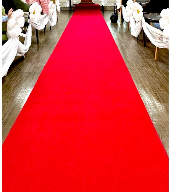 엘림 파이론텍스(180cm x 1m) 레드카페트 전시장매트 행사장매트 모델하우스카페트 레드카펫 (무료배송), 적색 (180*1m)