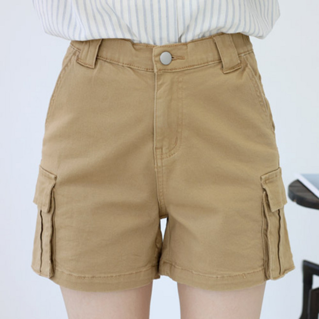 탑스웨이크 여성 카고 반바지 스판 3컬러 빅사이즈 (26~36) 2373